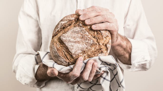 Masa madre casera para hacer pan con fundamento científico