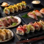 Sushi innovador: de entraña y wagyu a frutas y salsas nikkei